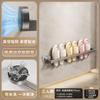 Estante para zapatillas con ventosa para baño, sin perforaciones, para almacenamiento de zapatos, artefacto de almacenamiento para escurrir, estante para colgar en la pared del inodoro.