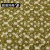 Novo tecido de malha vazada para comércio exterior com bordado tridimensional de estrela hexagonal brilhante para vestidos tipo camisola, vestidos longos e cardigãs