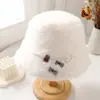 Atacado 25 Anos Outono e Inverno Novo Foto Real Urso de Pelúcia Chapéu de Pescador Chapéu de Bacia Adulto Feminino Versátil Quente Espesso