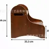 Taburete de pie de madera maciza para inodoro, ayuda para agacharse para baño, reposapiés para inodoro, reposapiés para sentarse en el inodoro