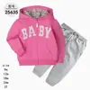 Comercio Exterior Ropa Infantil Primavera y Otoño Conjunto Infantil de Dos Piezas Material Sudadera Sudadera con Capucha Ropa Infantil para Bebés Ropa de Salida [Al por Mayor]