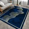 Alfombra de Sala de Estar de Terciopelo de Cristal Transfronteriza Sofá Mesa de Centro Lavable a Máquina Resistente a la Suciedad Manta Antideslizante Dormitorio Estudio Manta Completa