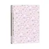 Livro de folhas soltas floral fresco pequeno de alto valor de cor não torna o caderno dos alunos simples espiral B5 livro de folhas soltas