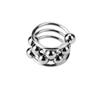 Anillo de ejercicio para pene de acero inoxidable metálico para adultos con restricción de anillo de cuentas fabricantes Venta al por mayor Venta al por mayor