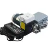 Motor reductor de alto par con velocidad ajustable sin escalonamiento y conmutación adelante-atrás, con portabrocas giratorio, arranque-parada operado con el pie, diámetro del eje 8 mm, para bricolaje