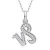 Collar de los Doce Signos del Zodiaco Europeo y Americano para Mujer Plata de Ley S925 Colgante de Aries Cadena para Clavícula Venta al por Mayor Directa de Comercio Exterior