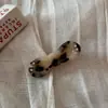 Versión Coreana de Nuevo Pasador Rojo con Lazo Lindo Dibujo Animado Clip de Pato de Goma con Pedrería Acetato Gama Alta para el Lado de la Cabeza Femenina