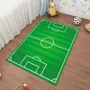 Tapete para Campo de Futebol Indoor da Copa do Mundo do Catar Tapete para Piso de Sala de Estar Quarto Tapete Resistente a Lama Quarto Infantil Basquete