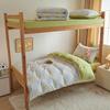 Conjunto de Cama Estudantil de Algodão Puro Fresco de Quatro Peças para a Temporada Estudantil com Capa de Edredom, Lençol de Elástico e Conjunto de Três Peças, Roupa de Cama Modelo Novo 2025