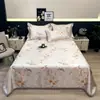 Conjunto de Tapetes Refrescantes de Seda de Gelo para o Verão, Tapete Macio, Tapete de Ar Condicionado, Lençol de Cama Doméstico, Lavável à Máquina, Tapete de Presente, Comércio Atacadista do Fabricante