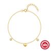 Nova Pulseira de Prata Esterlina S925 Amor Zircônia Coreana Ins Simples Nicho Cravejada de Diamantes Joias Empilháveis de Alta Qualidade para Mulheres