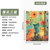 Novo Caderno Planejador Transfronteiriço 2026 Caderno de Agenda de Alto Valor Caderno Original Floral com Espiral Caderno A5 com Elástico