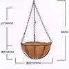 Enredaderas de Plantas Verdes Falsas para Decoración, Enredaderas de Flores Artificiales de Plástico para Sala de Estar Colgantes de Pared Interiores Cesta Colgante de Flores Árbol