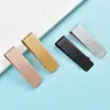 Amazon Transfronterizo Nuevo Pisacorbatas Acero Inoxidable Efecto Cepillado Vida Práctico Clip para Libro Clip para Cartera Venta al Mayoreo