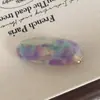 Pinza para el pelo ovalada estilo francés, Pinza vintage para flequillo de frente, Pinza de pico de pato, Nuevo accesorio para el pelo Primavera y Verano 2026, Pinza lateral