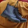 Botas Martin de tamanho grande transfronteiriço, botas de moda masculina e feminina, além de veludo quente ao ar livre botas de neve, botas de couro de vaca, botas curtas, botas de couro, botas de algodão