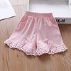 Shorts de Verano de Cinco Puntos para Niñas 2026 Shorts Casuales de Algodón para Niñas Falda Pantalones Sueltos de Verano para Niños