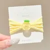 Gomas para el pelo de dibujos animados estilo coreano con frutas, gomas elásticas de alta elasticidad, cordones dulces para coleta, anillos para el pelo de pulgar lindos, accesorios para el pelo, tocados