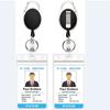 Mosquetón Spot con Forma de Huevo Hebilla de Fácil Extracción Clip Retráctil para Insignia Clip Transparente para Tarjeta de Identificación de Fácil Extracción Extractor de Cable