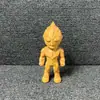 Tan Dorado Di Ga Ultraman Talla de Madera Sándalo Rojo Juguete de Madera Regalo de Cumpleaños para Niños Adorno Pequeño
