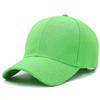 Boné feminino de lã verde com estampa de letras, boné de beisebol casual com estampa de letras, para presente publicitário masculino, pode adicionar logotipo