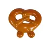 Fofo Desenho Animado Pão Água Alcalina Nó Croissant Pingente Divertido Chaveiro Pingente DIY Material Pequenos Acessórios Venda por Atacado