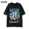 EBay comércio exterior retro ins moda marca de manga curta T-shirt meninos verão solto hip hop high street meia manga T-shirt atacado