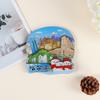 Imanes de Madera para Refrigerador de Harbin Personalizados Imanes Culturales y Creativos de Ciudad China Conmemorativos de Viaje Decoración Creativa de Madera para el Hogar