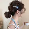 Presilha de Cabelo Exquisita Coração de Flor com Strass para Mulheres Clima Primavera Verão Presilha de Cabelo Lateral Presilha para Franja Novos Acessórios de Cabelo