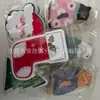 Set de Esponjas de Limpieza de Papá Noel Cepillo de Limpieza de Cocina Esponja para Lavar Ollas y Platos Esponja Absorbente de Pulpa de Madera Comprimida