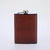 Termo Portátil Modelo Nuevo de Acero Inoxidable 304 Transfronterizo para Uso en Exteriores, Botella Pequeña de Metal Plana para Vino de 8 oz, Venta al por Mayor desde el Fabricante