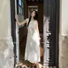 Ls Vestido de Estilo Francés Puro Deseo Cintura Fruncida Guangzhou Shisanxing 2026 Nuevo Vestido Largo de Verano 23329 #
