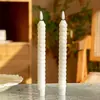 Amazon Transfronterizo Plástico Mango Largo LED Luz de Vela Electrónica Decoración de Atmósfera de Halloween Vela Simulada Sin Humo