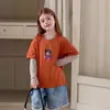Conjunto de Dos Piezas de Camiseta para Niñas 2026 Primavera y Verano Nuevo Estilo Coreano Camiseta Básica de Manga Larga Infantil Top Protector Solar para Bebé