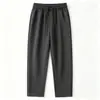 Calça casual de perna reta com toque de algodão, 300g, com bordado e estampa de logo, marca moderna feita sob medida, em estoque para entrega rápida, descontos para compras em grande quantidade disponíveis