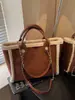 Bolsa Tote Patchwork de Pelúcia Melard 2026 Nova Tendência Grande Capacidade Bolsa de Mão Elegante Clássica Bolsa de Ombro para Mulheres