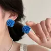 Pendientes de Camelia Roja Ankela Pendientes de Flor Plegada Tridimensionales Pendientes Nuevos Populares de Alta Gama de Moda Venta al por Mayor