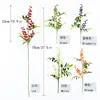 Fuente Transfronteriza Flor de Cuatro Hojas Fruta Roja Decoración del Hogar Europea Árbol de Navidad Flor de Espuma Arreglo Floral Flor Artificial Fruta de la Suerte