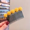 Novo Pente Infantil Cabeça de Trás Cabelo Quebrado Artefato Franja de Menina Grampo Pente Amor Cinco Estrelas Adorável Acessório de Cabeça