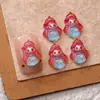 Nuevos Accesorios para Uñas de Dibujos Animados de la Princesa Elsa Niña Linda Sirena Accesorios para Uñas Pasador de Diamante Accesorios DIY