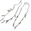 Collar de Cobre Chapado en Platino para Mujer, Borla de Pez Pequeño Estilo Ins, Accesorio Versátil de Moda con Sentido de Diseño de Alta Gama, Cadena para Clavícula de Nicho