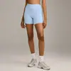 Nuevos Shorts de Yoga con Sensación de Segunda Piel 2026 para Mujer, Estilo Ins Europeo y Americano, Cintura Alta, Control de Abdomen, Levantamiento de Glúteos, Sin Costuras, Adecuados para Fitness al Aire Libre