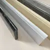 Azulejos de zoclo de mármol integral, Piedra artificial, Azulejos de zoclo de mármol blanco y negro para sala de estar y dormitorio