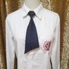Camisa Feminina Song Xiaoxia Gola Floral Gola de Camisa Gravata Pequena Tira de Gravata Bancária Listrada Decorativa Roupa de Trabalho Profissional Laço