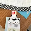 Clipes Decorativos de Vedação para Presentes, Clipes para Recados, Clipes de PP, Itens Pequenos para Estudantes, Panda Cartoon Floral, 2 Yuan