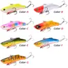 Modelo Popular Transfronterizo Señuelo Vibratorio 7cm/18g Metal Simulado Cebo Artificial Señuelo Duro Cebo Artificial Equipo de Pesca Ligero para Agua Salada