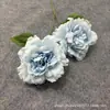 Flor Artificial Peônia Deslumbrante de 2 Cabeças Decoração de Casa Exibição em Shopping Arranjo para Corredor de Casamento Arranjo de Flores Flor Artificial Atacado