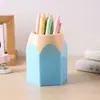 Portalápices creativo de color contrastante transfronterizo, portalápices multifuncional para estudiantes, papelería, almacenamiento de escritorio