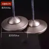 Sinos de Bronze Artesanais Nepaleses Premium, Instrumento de Despertar para Terapia Sonora de Meditação Yoga, Sino Ritualístico, Prato