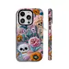 Funda de teléfono Apple 18magsafe, diseño floral de calavera oscuro y genial, iPhone 17, estilo nicho